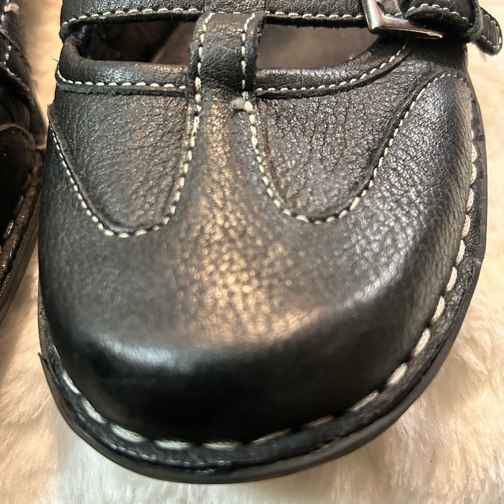 Naturalizer Sheridan Black Leather Mary Jane Flats Women's size 8M - Picture 7 of 14